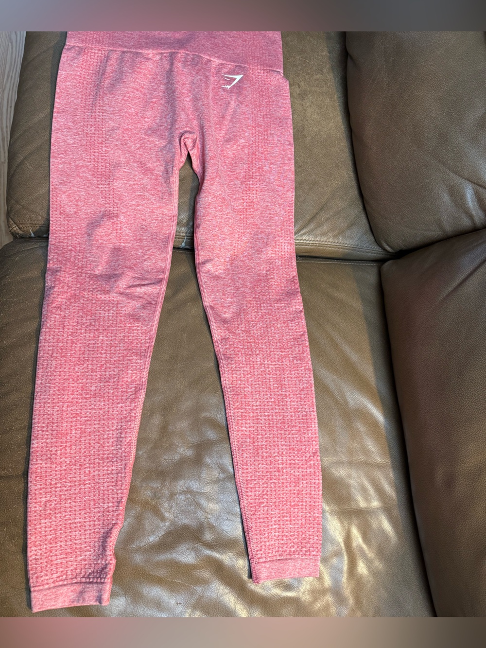 Gymshark Kids Rose Heather Seamless Leggings